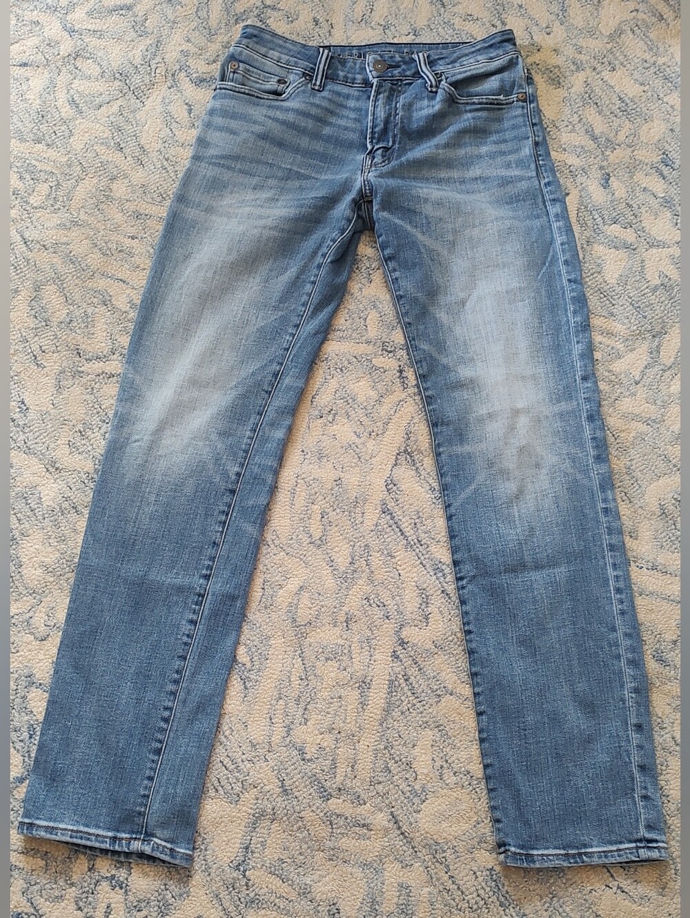 American Eagle Outfitters Men's Airflex Slim Straight Blue Jeans Size 29x32